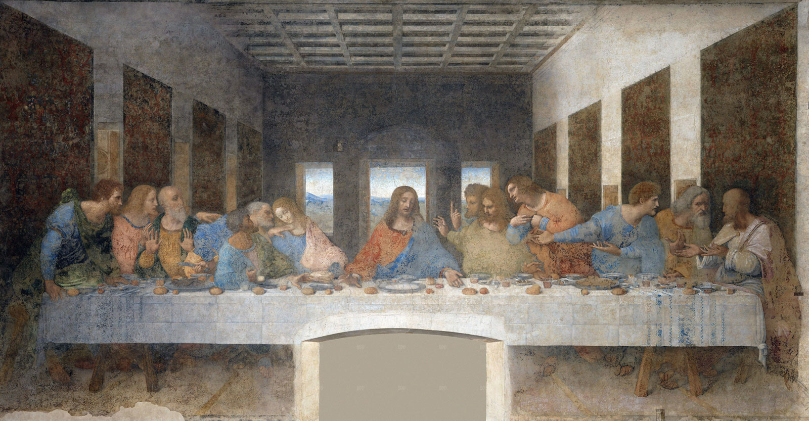 Last-Supper-wall-painting-restoration-Leonardo-da-1999